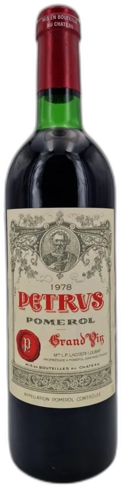 capture du vin Petrus 1978 Pomerol