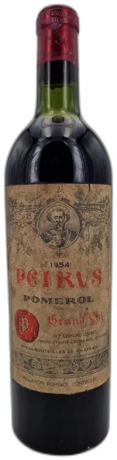 capture du vin Petrus 1954