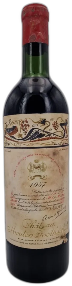 aperçu du vin Château Mouton Rothschild 1957 Pauillac 1er Grand Cru Classé