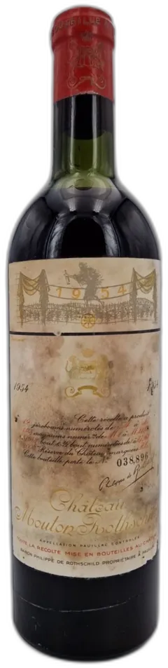 photo du vin Château Mouton Rothschild 1954 Pauillac 1er Grand Cru Classé