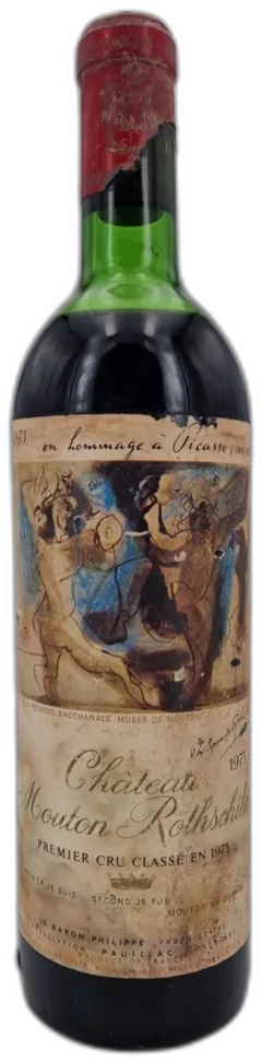 photo du vin Château Mouton Rothschild 1973 Pauillac 1er Grand Cru Classé