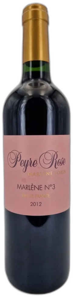 photo du vin Vin de France Rouge 2012 "Marlene n°3" Domaine Peyre Rose