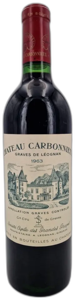 photo du vin Château Carbonnieux 1963 Pessac-Léognan Cru Classé de Graves
