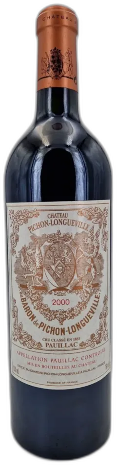 photo du vin Château Pichon-Longueville Baron 2000 Pauillac 2ème Grand Cru Classé