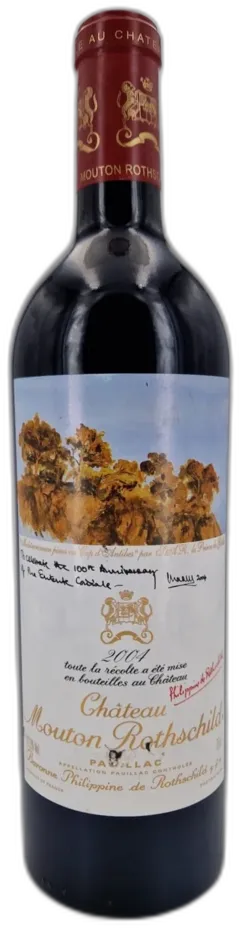 capture du vin Château Mouton Rothschild 2004 Pauillac 1er Grand Cru Classé