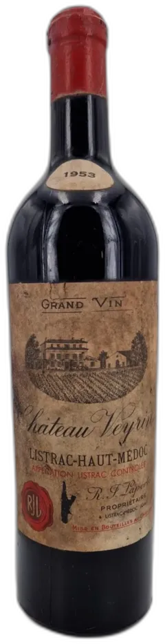 photo du vin Château Veyrin 1953 Listrac-Médoc