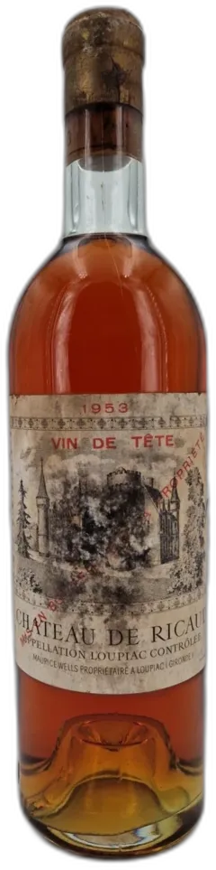photos du vin Château de Ricaud Vin de Tête 1953 Loupiac