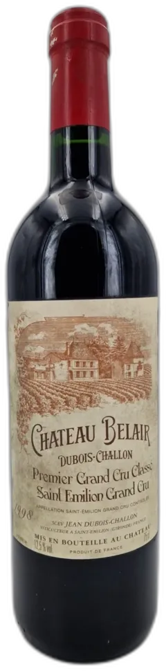 photo du vin Château Belair 1998 Saint-Emilion 1er Grand Cru Classé