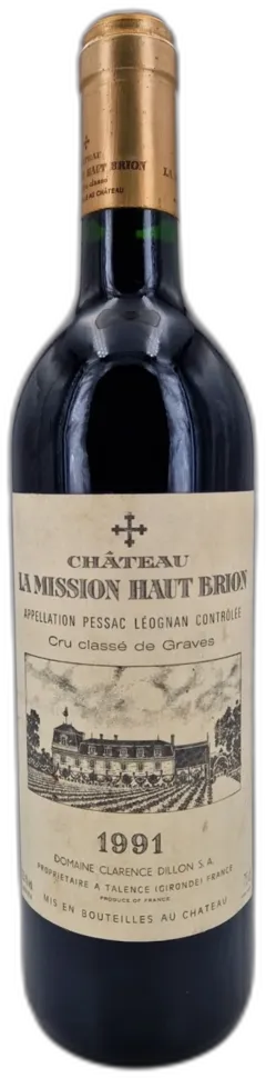 photo du vin Château la Mission Haut-Brion 1991 Cru Classé de Graves