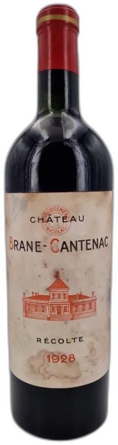 illustration du vin Château Brane-Cantenac 1928 Margaux 2ème Grand Cru Classé