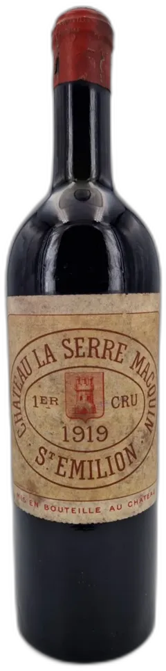 photo du vin Château la Serre Macquin 1919 Saint-Emilion