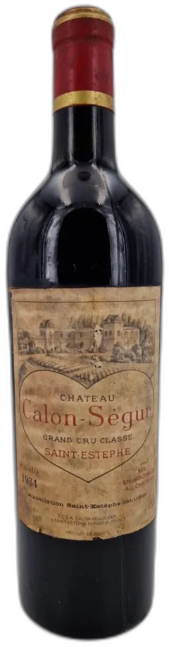 photo du vin Château Calon-Ségur 1934 Saint-Estèphe 3ème Grand Cru Classé