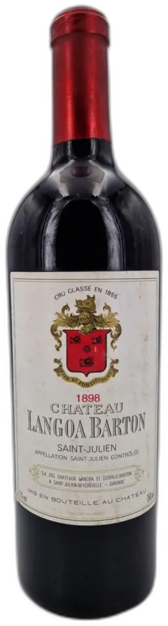 photos du vin Château Langoa Barton 1898 Saint-Julien 3ème Grand Cru Classé