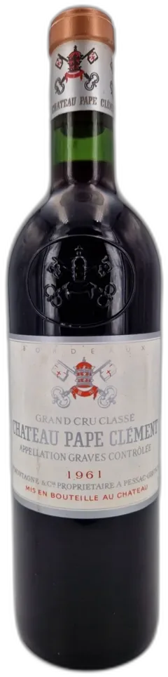 photo du vin Château Pape Clément 1961 Pessac-Léognan Cru Classé de Graves