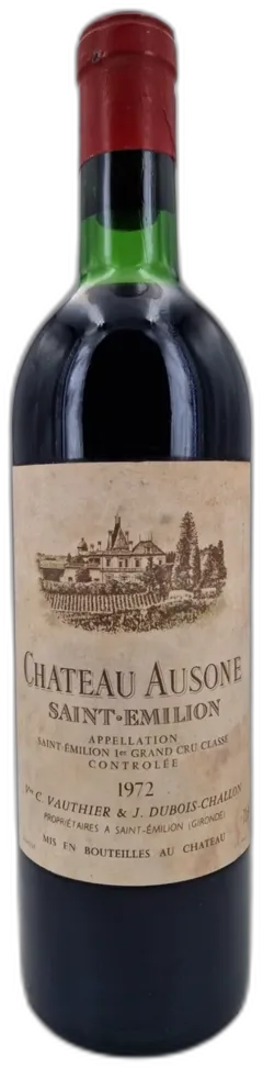 capture du vin Château Ausone 1972 Saint-Emilion 1er Grand Cru Classé A