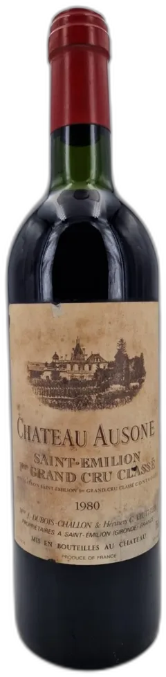 photo du vin Château Ausone 1980 Saint-Emilion 1er Grand Cru Classé A