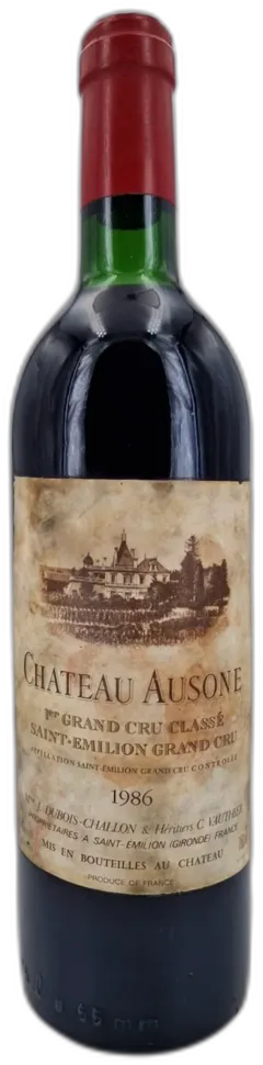 capture du vin Château Ausone 1986 Saint-Emilion 1er Grand Cru Classé A