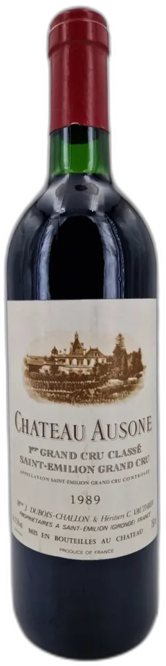 image du vin Château Ausone 1989 Saint-Emilion 1er Grand Cru Classé A