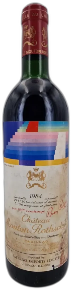 image du vin Château Mouton Rothschild 1984 Pauillac 1er Grand Cru Classé