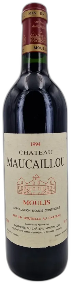 photo du vin Château Maucaillou 1994 Moulis