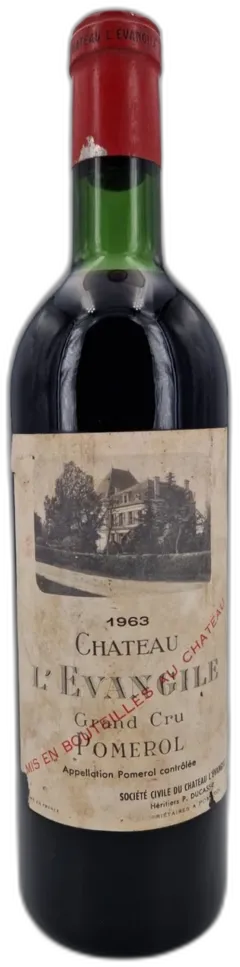 photo du vin Château l’Evangile 1963 Pomerol