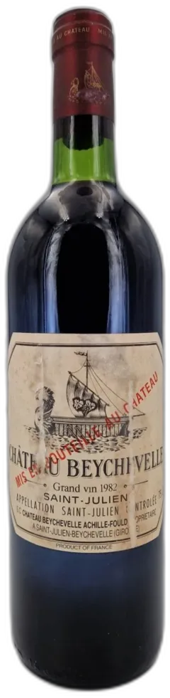 photo du vin Château Beychevelle 1982 Saint-Julien 4ème Grand Cru Classé