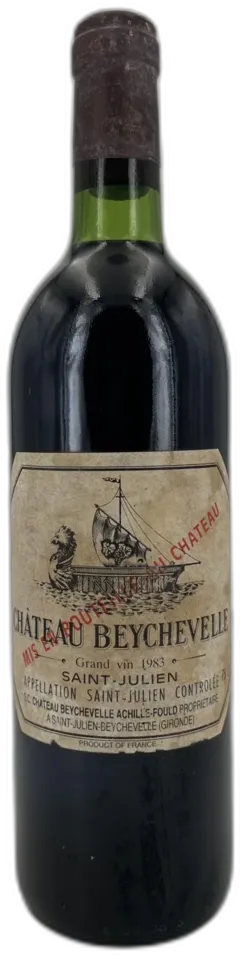 photo du vin Château Beychevelle 1983 Saint-Julien 4ème Grand Cru Classé