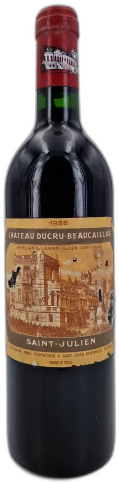 photo du vin Château Ducru-Beaucaillou 1986 Saint-Julien 2ème Grand Cru Classé