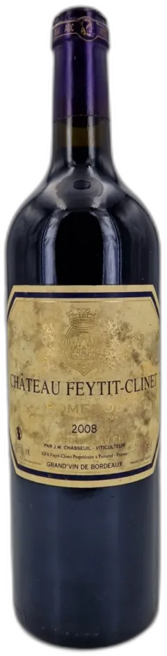 vue du vin Château Feytit-Clinet 2008 Pomerol