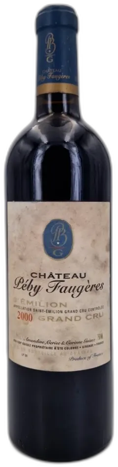 photos du vin Château Péby Faugères 2000 Saint-Emilion Grand Cru Classé