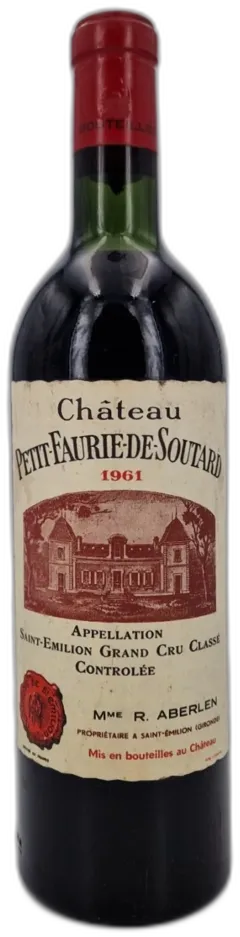 image du vin Château Petit-Faurie-de-Soutard 1961 Saint-Emilion Grand Cru Classé