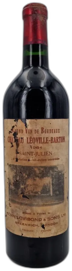 photo du vin Château Léoville Barton Mise John Lovibond & Sons 1961 Saint-Julien