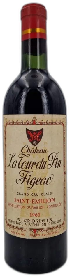 photo du vin Château la Tour du Pin Figeac 1961 Saint-Emilion Grand Cru Classé