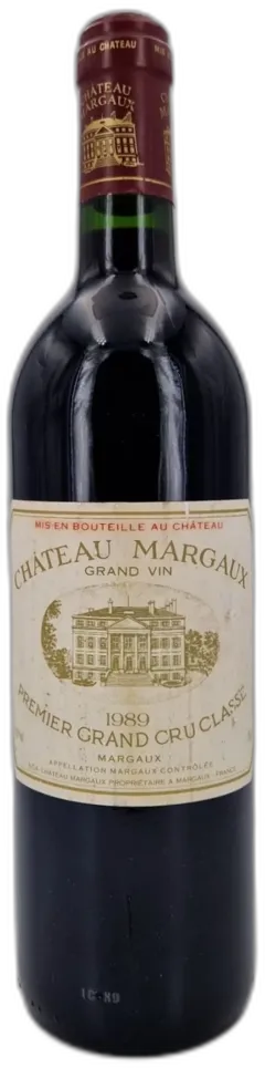 photo du vin Château Margaux 1989 Margaux 1er Grand Cru Classé