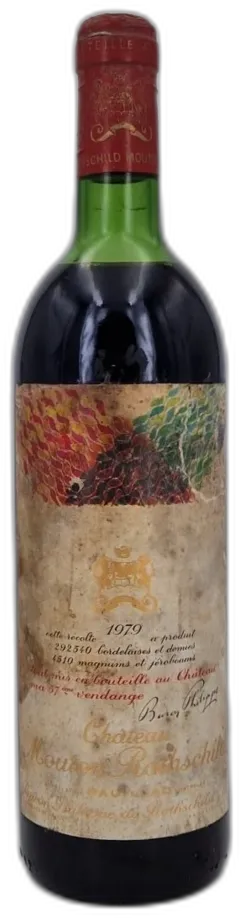 photos du vin Château Mouton Rothschild 1979 Pauillac 1er Grand Cru Classé