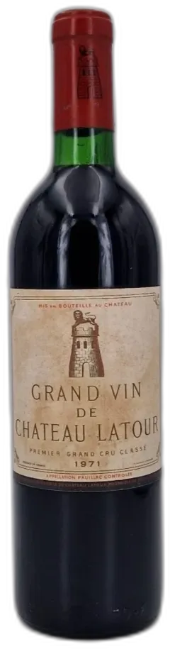aperçu du vin Château Latour 1971 Pauillac 1er Grand Cru Classé