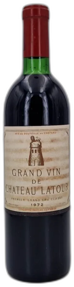 image du vin Château Latour 1972 Pauillac 1er Grand Cru Classé