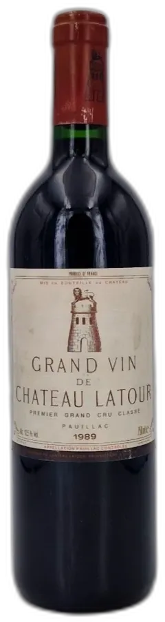 photos du vin Chateau Latour, Pauillac, France 1989