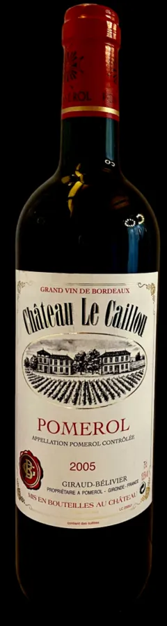 image du vin Château le Caillou 2005