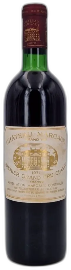photo du vin Château Margaux 1971 Margaux 1er Grand Cru Classé
