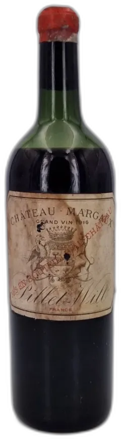 capture du vin Château Margaux 1916 Margaux 1er Grand Cru Classé