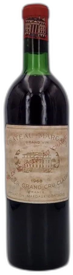 aperçu du vin Château Margaux 1968 Margaux 1er Grand Cru Classé
