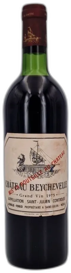 photo du vin Château Beychevelle 1975 Saint-Julien 4ème Grand Cru Classé