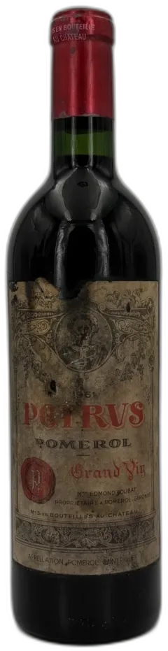 photos du vin Petrus 1961 Pomerol