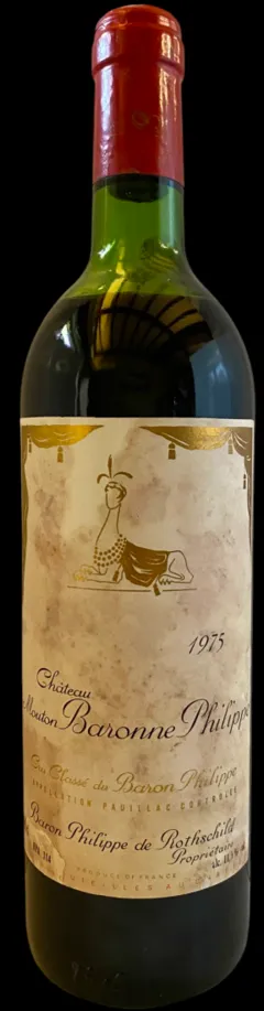 image du vin Château Mouton Baronne Philippe 1975
