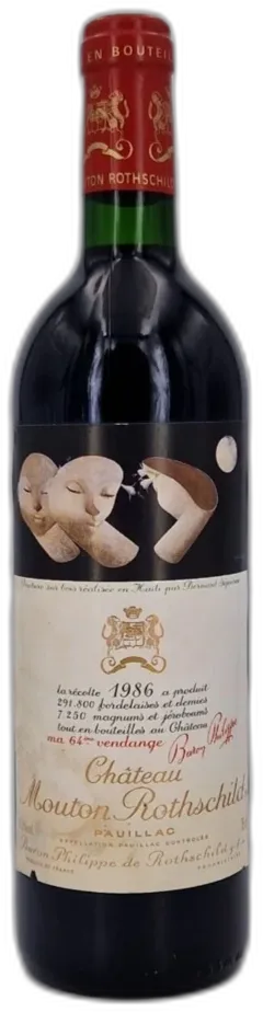 photo du vin Chateau Mouton Rothschild 1986