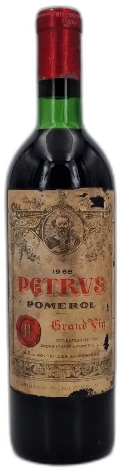 vue du vin Petrus 1968 Pomerol