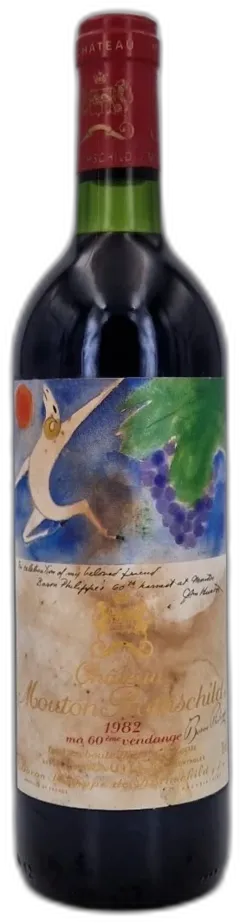 illustration du vin Château Mouton Rothschild 1982 Pauillac 1er Grand Cru Classé