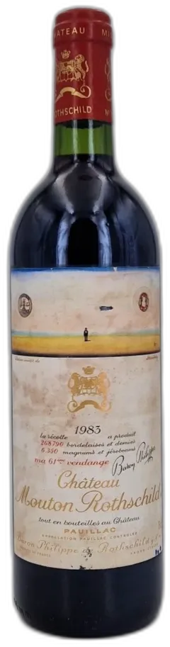 photo du vin Château Mouton Rothschild 1983 Pauillac 1er Grand Cru Classé