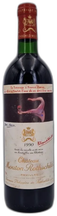 photo du vin Château Mouton Rothschild 1990 Pauillac 1er Grand Cru Classé